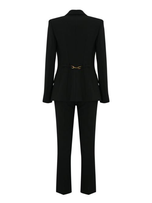 SINGLE-BREASTED SUIT WITH GOLD BUTTONS ELISABETTA FRANCHI | TP00151E2110 nero